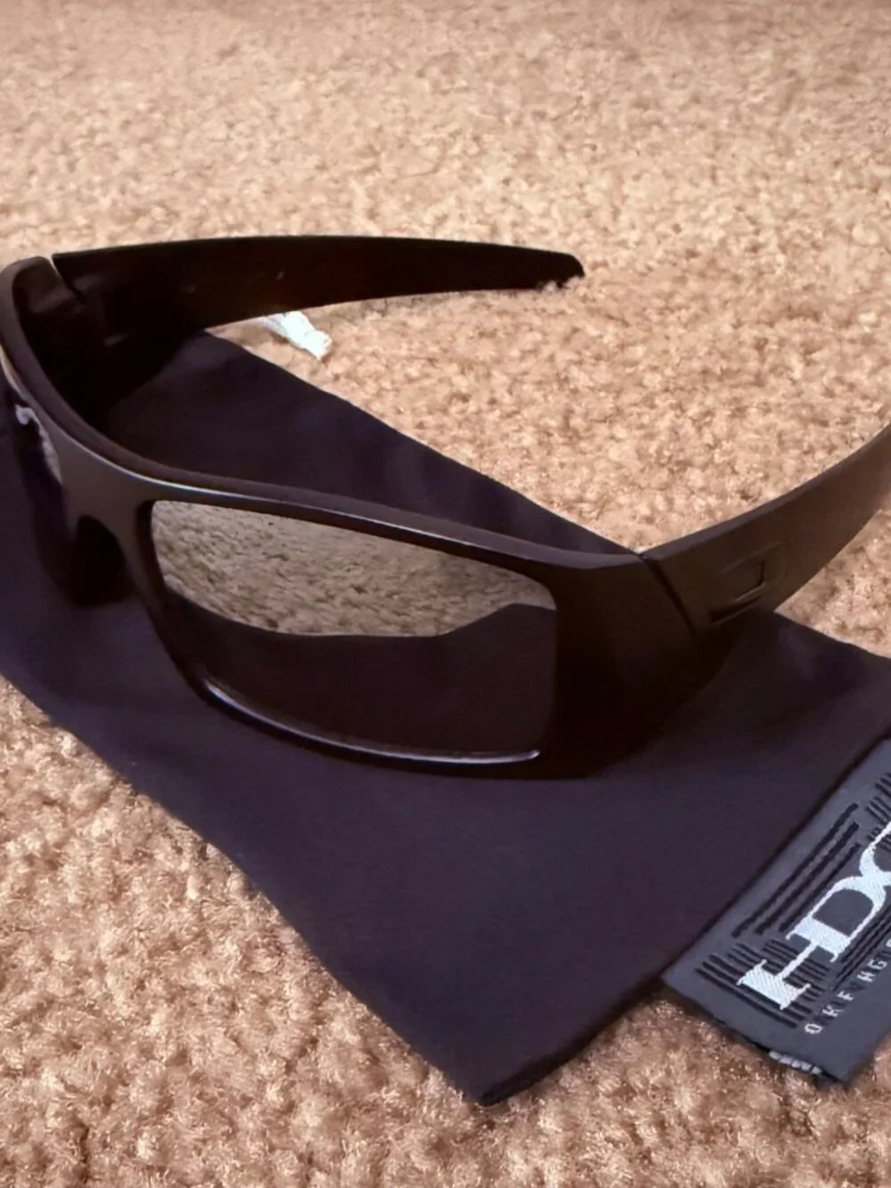( OO9014 ) Oakley Gascan Black Matte Frame Chrome Iridium Lens - Picture 5 of 11